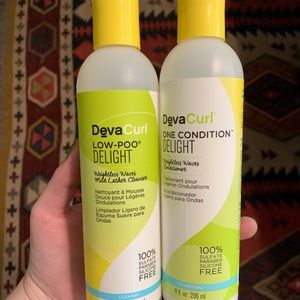 Devacurl shampoo + conditioner!
